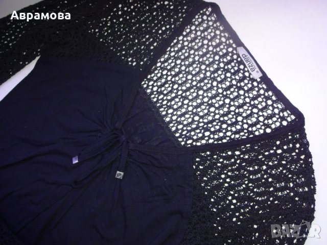 S/M Блуза черна Danza – S/M, снимка 3 - Блузи с дълъг ръкав и пуловери - 24466695