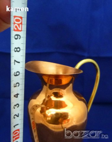 Кана мед много лъскава , 16,5 см. , снимка 8 - Антикварни и старинни предмети - 15107110