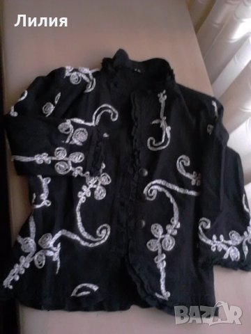 Сако, дамско , памучно,интересен дизайн