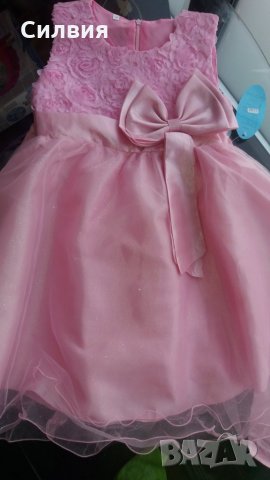Рокля в розово за 3г, снимка 2 - Детски рокли и поли - 25018941