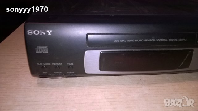 sony cdp-ex10 made in japan-внос швеицария, снимка 2 - Ресийвъри, усилватели, смесителни пултове - 22540333