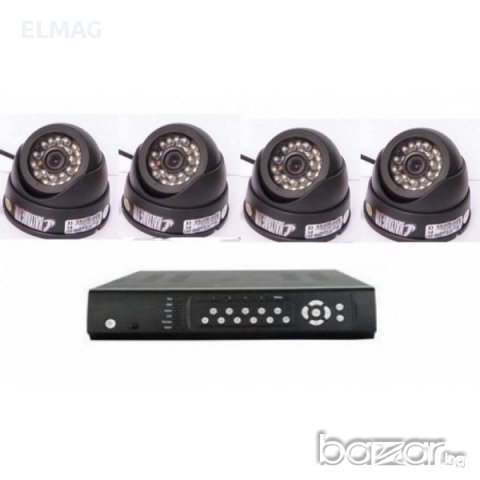 ПРОМО!!! ОХРАНИТЕЛНА С/МА - 4 канален DVR H.264 + 4 камери с IR ДИОДИ, снимка 4 - Други - 8876241