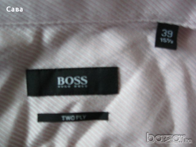 Риза BOSS  мъжка,размер л, снимка 1 - Ризи - 17226751
