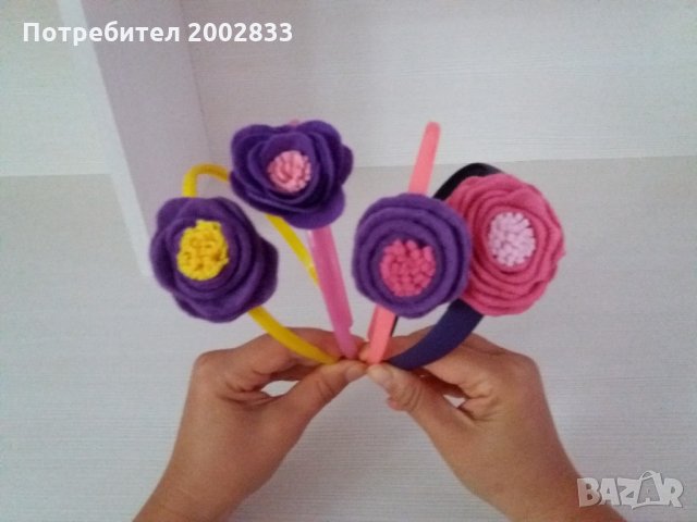 Диадеми с цветя ръчна изработка , снимка 5 - Подаръци за рожден ден - 22241609
