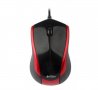 Оптична мишка N-400 V-Track черно-червена USB DPI=1000, снимка 1 - Клавиатури и мишки - 23391454