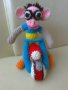 Кукла Маймунка моторист играчка, снимка 1