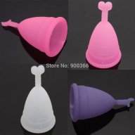 Менструална чашка тип тампон  (чаша ) за цикъл Ladycup за Многократна употреба 2 размера, снимка 3 - Други - 14412886