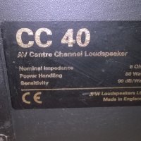 jpw loudspeakers ltd cc 40 av centre-made in englan-44х29х16см, снимка 12 - Тонколони - 24071537