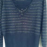 Дизайнерска много красива блуза, снимка 1 - Блузи с дълъг ръкав и пуловери - 23708285