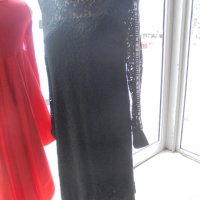 спортна рокличка с дантела-размер Л-ХЛ, снимка 4 - Рокли - 24401722