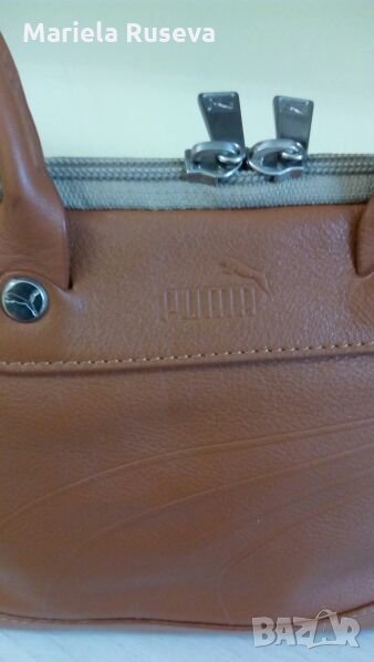 Дамска чанта Puma, естествена кожа , снимка 1