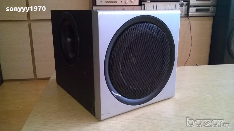 SOLD OUT-Logitech z-2300 subwoofer-40х30х30см-с усилвател-внос швеицария, снимка 1
