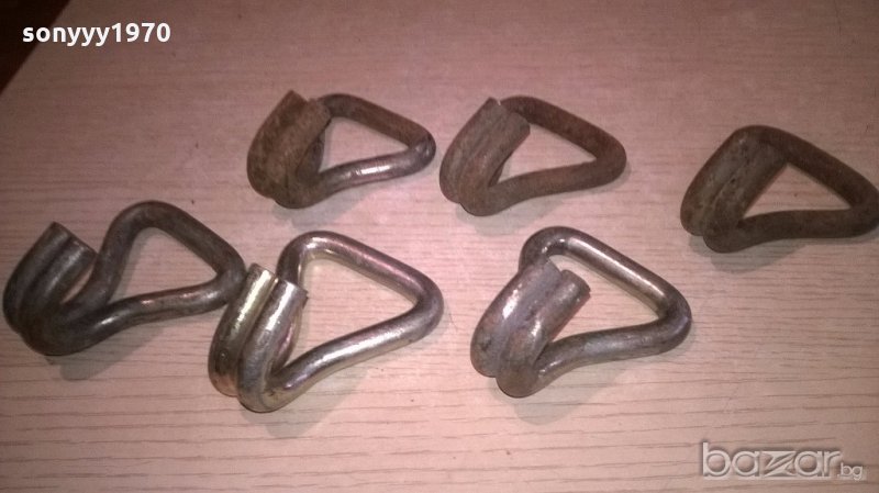 6бр куки-метални от колани за тир-здрви и яки-8х7х5см, снимка 1