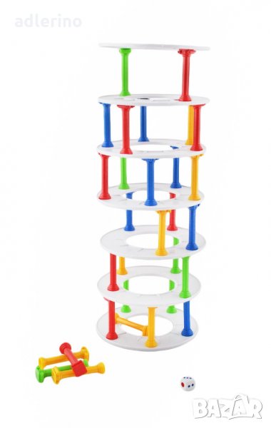  Семейна игра - Кулата в Пиза - детска занимателна игра, образователна игра , снимка 1