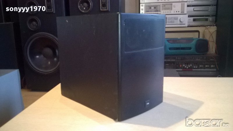 Canton fonissimo-subwoofer-2x140w germany-33/29/21см-швеицария, снимка 1