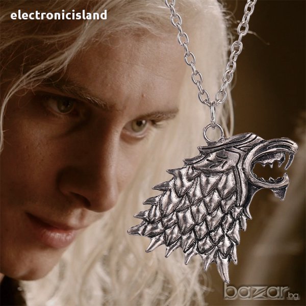 Колие Вълк oт Игра на Тронове дом Старк / Game Of Thrones Wolf House Stark, снимка 1