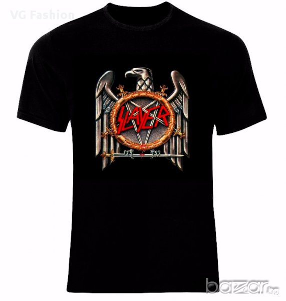  Slayer Trash Metal Eagle Орел Тениска Мъжка/Дамска S до 2XL, снимка 1