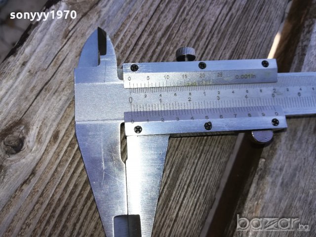 шублер 23см-внос швеицария, снимка 3 - Измервателни инструменти - 20646192