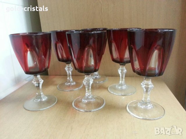 Френски кристални чаши за вино 
