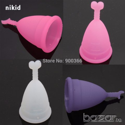 Менструална чашка тип тампон  (чаша ) за цикъл Ladycup за Многократна употреба 2 размера, снимка 3 - Други - 14412886