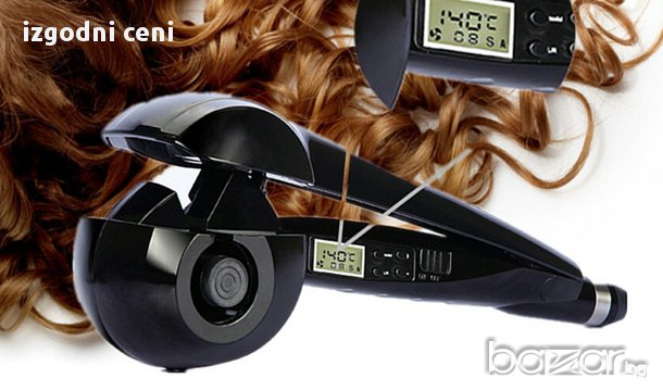 New Pro LCD Hair Curler най-новият модел маша за къдрици, снимка 3 - Маши за коса - 16862321