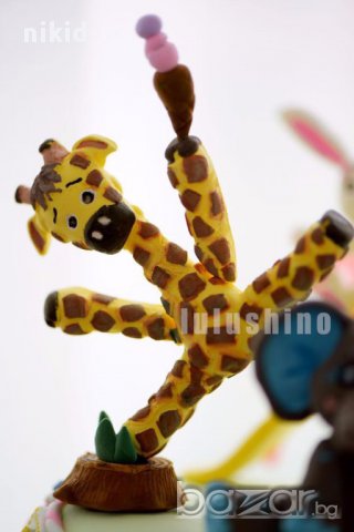 жираф части силиконов молд форма фигурка декор торта фондан, снимка 2 - Форми - 16350933