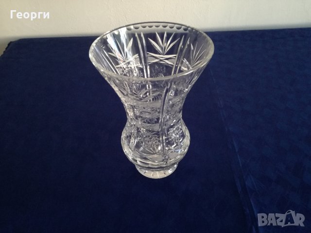 Кристална ваза  , снимка 2 - Вази - 22845582