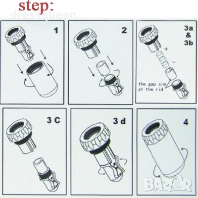 Светещ накрайник за чешма с батерии, снимка 10 - Други стоки за дома - 25041744