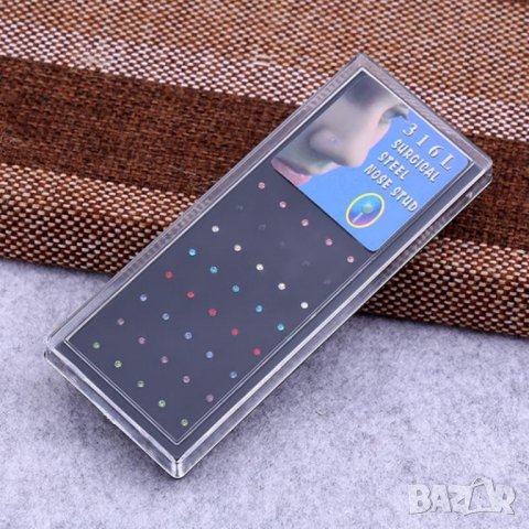 60 броя различни обици за нос, снимка 3 - Обеци - 23309616