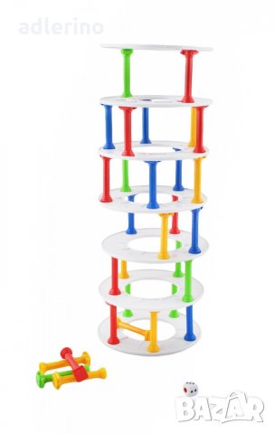  Семейна игра - Кулата в Пиза - детска занимателна игра, образователна игра 