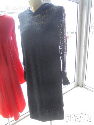 спортна рокличка с дантела-размер Л-ХЛ, снимка 4 - Рокли - 24401722