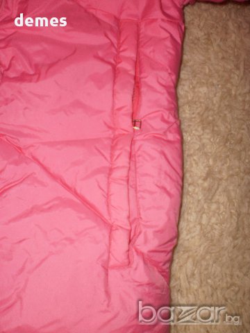 Пухена шуба в цикламен цвят с качулка Waikiki, размер 152 , снимка 8 - Детски якета и елеци - 8673160