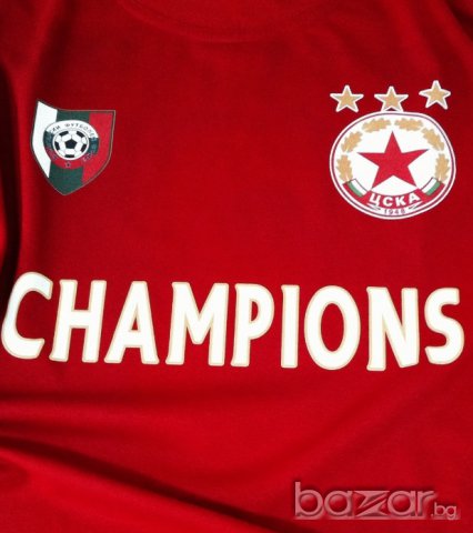 УНИКАЛНА ФЕН ТЕНИСКА НА ЦСКА С ВАШЕ ИМЕ И НОМЕР! CSKA SOFIA , снимка 4 - Спортни дрехи, екипи - 8102110