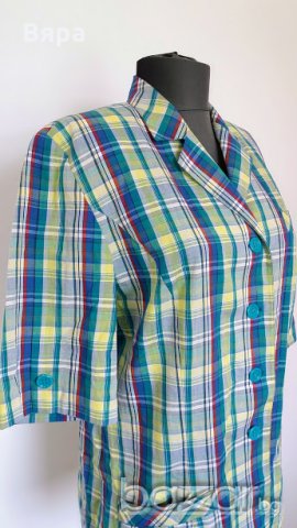 Дамско лятно сако - каре, "Markwald"! , снимка 5 - Сака - 21364223