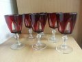 Френски кристални чаши за вино , снимка 1 - Антикварни и старинни предмети - 22117719
