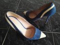 Дамски обувки - Велур и лак, снимка 4