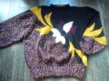 ръчно плетен пуловер от мохер - гарантиран уникат! , снимка 1