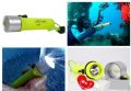 Водоустойчив LED фенер за подводни гмуркания, снимка 1 - Водни спортове - 25904211