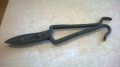 АНТИКА-стара ножица за ламарина-37х10см с извити дръжки, снимка 2