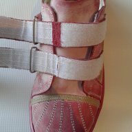 Детски обувки за момиче от естествена кожа с лепенки, ортопедични, снимка 2 - Детски маратонки - 9756229
