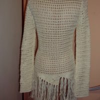 POINT, Ефектна Блуза с ресни, Размер S. Код 341, снимка 5 - Блузи с дълъг ръкав и пуловери - 23165446