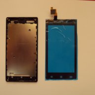 Предно стъкло, Тъч + рамка за Sony Xperia J ST26i, снимка 2 - Калъфи, кейсове - 12683071