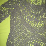 лятна ТУНИКА СИВА плетиво  размер М , снимка 5 - Блузи с дълъг ръкав и пуловери - 15065261