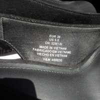 Черни обувки без пета H&M, снимка 6 - Дамски обувки на ток - 22791877