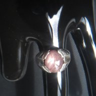 Сребърен пръстен със сапфир 9,8кт, снимка 1 - Пръстени - 17890750