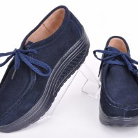 НОВО! Дамски обувки-Ест. велур-Два цвята, снимка 3 - Дамски ежедневни обувки - 18950471