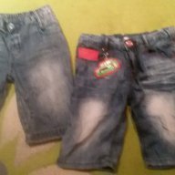  4 броя къси дънкови панталони, снимка 1 - Детски къси панталони - 17621168