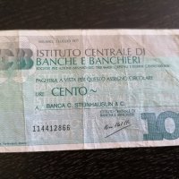 Банков чек - Италия | 1977г., снимка 2 - Нумизматика и бонистика - 25621528