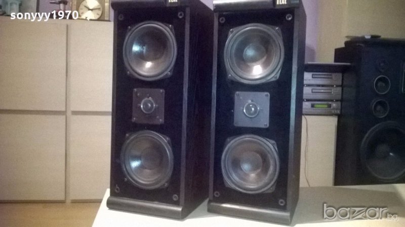 Elac el80-made in west germany-2х110w/4/8ohms-2бр-внос швеицария, снимка 1