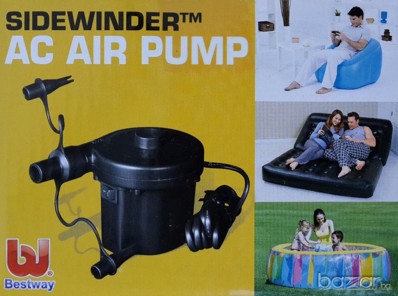 Помпа електрическа 220 V за надуваеми Пвц лодки и дюшеци, снимка 1